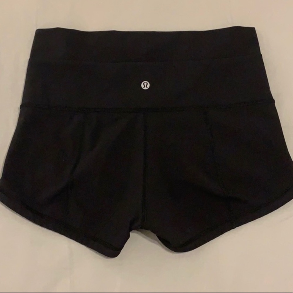 Black Lululemon Booty Shorts